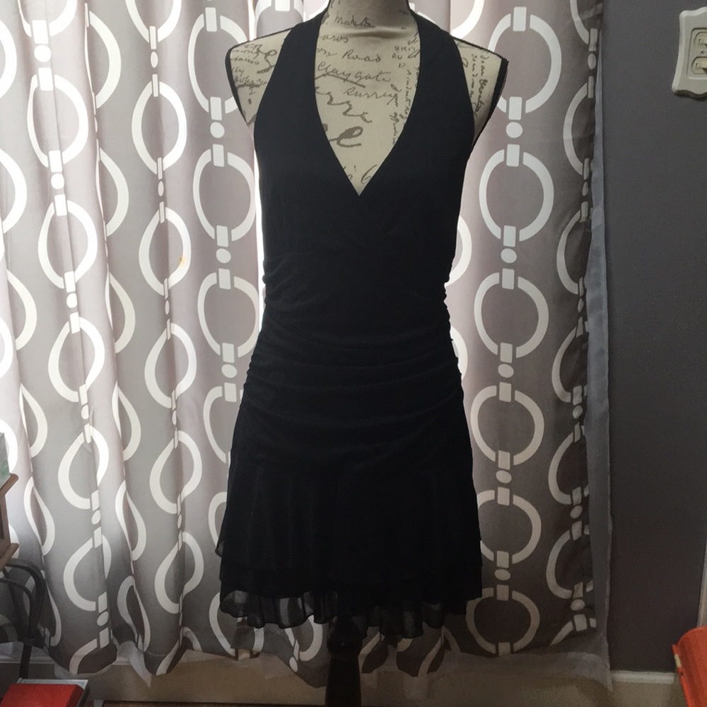 Large Black halter dress